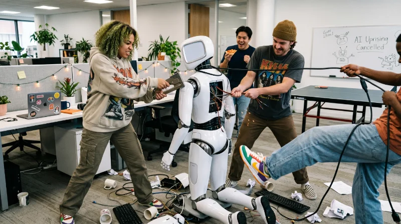 Cover image for Gen Z Workers are Sabotaging AI at Work