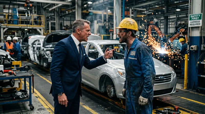Cover image for Automation Fight in the Auto Industry